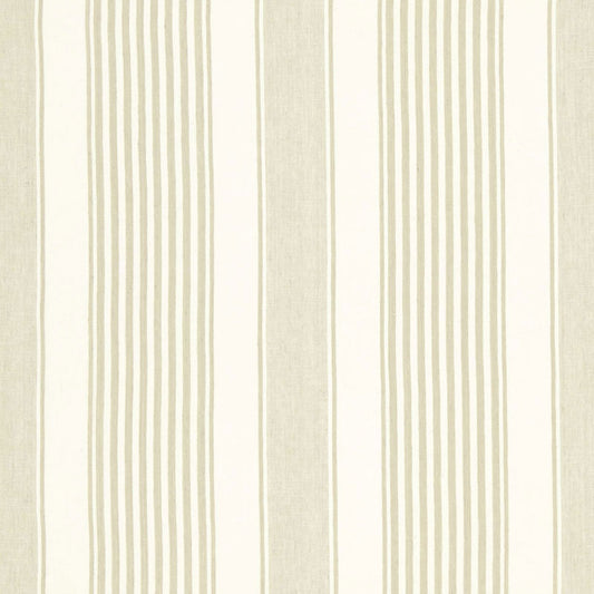 SCHUMACHER  SEA ISLAND STRIPE SUMMERVILLE LINEN STRIPE PATTERN WOVENS PATTERN WOVENS DUNE   - 66093