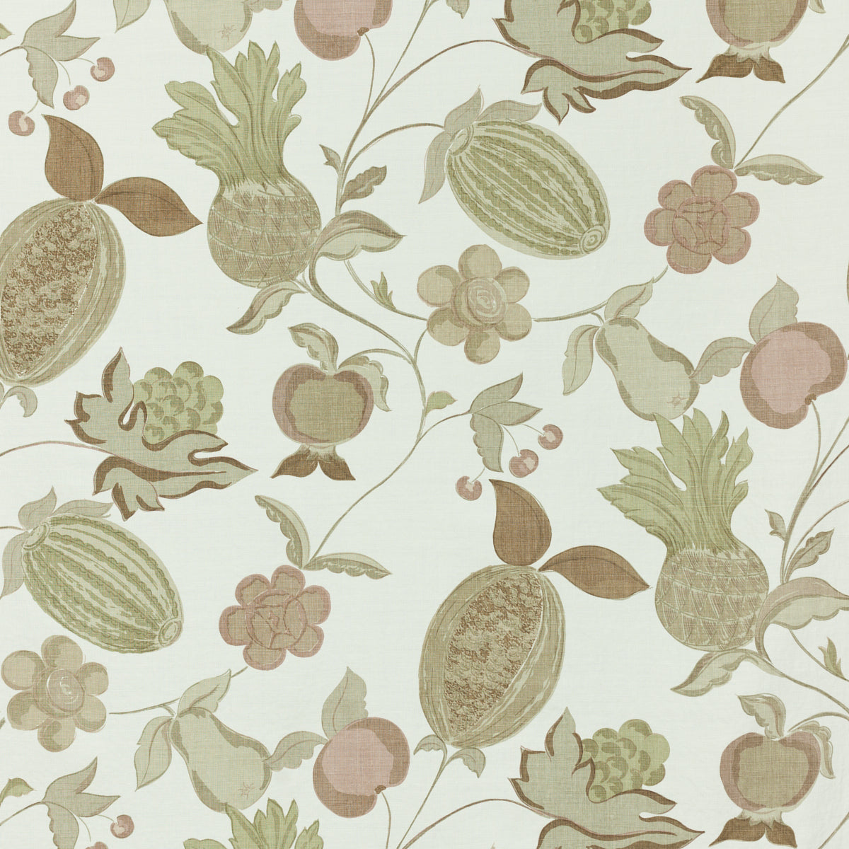 SCHUMACHER  RAOUL TEXTILES MIRANDA PRINTS PRINTS COCOA   - 660B31