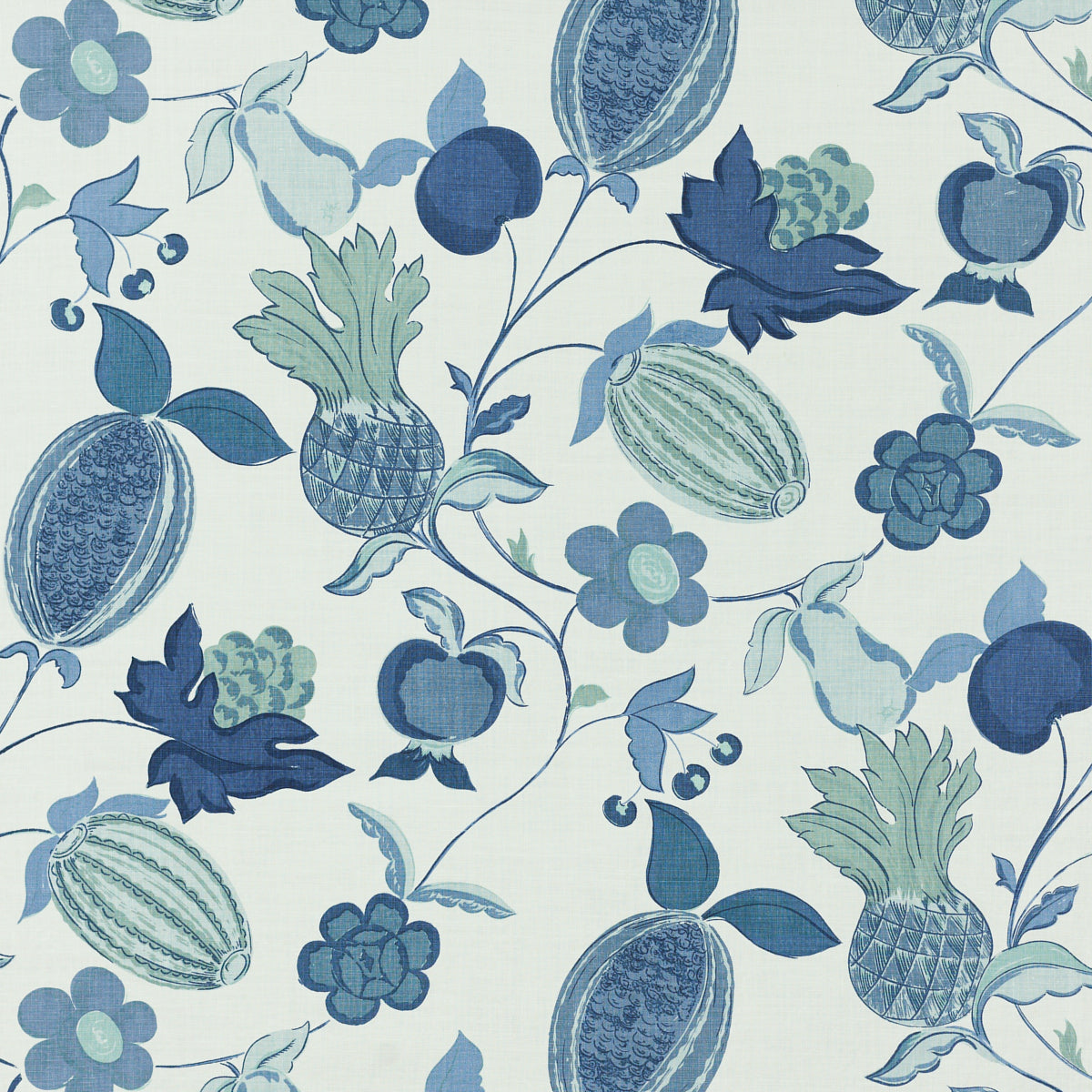 SCHUMACHER  RAOUL TEXTILES MIRANDA PRINTS PRINTS DELFT   - 660B39