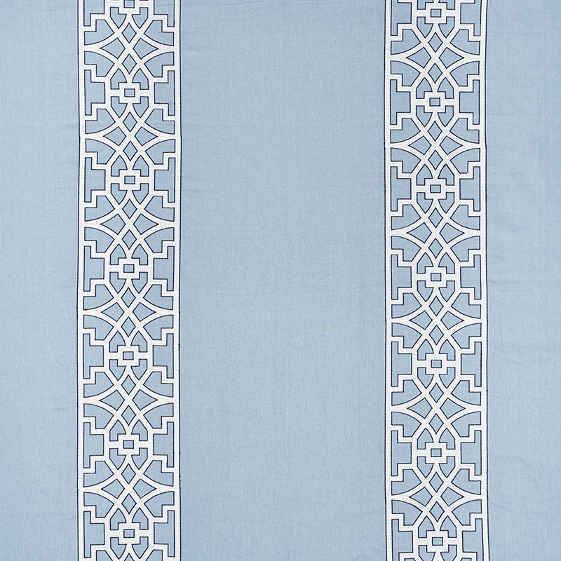 SCHUMACHER  SHEERS & CASEMENTS DON'T FRET EMBROIDERIES EMBROIDERIES SKY   - 66184