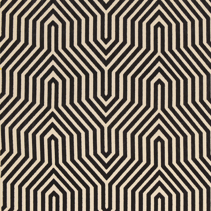 SCHUMACHER FABRIC  MARY MCDONALD VANDERBILT VELVET   Noir   - 66192