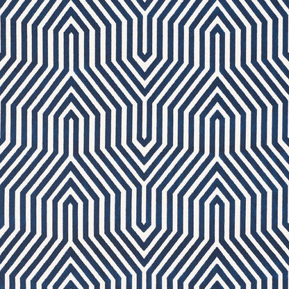 SCHUMACHER  CUT & PATTERNED VELVETS VANDERBILT VELVET VELVETS,CUT VELVET,HIGH PERFORMANCE VELVETS,CUT VELVET,HIGH PERFORMANCE BLEU   - 66194