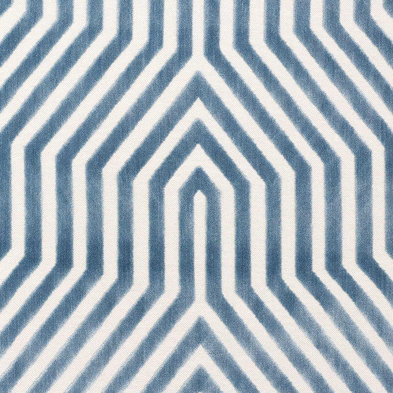 SCHUMACHER  CUT & PATTERNED VELVETS VANDERBILT VELVET VELVETS,CUT VELVET,HIGH PERFORMANCE VELVETS,CUT VELVET,HIGH PERFORMANCE MARINE   - 66195