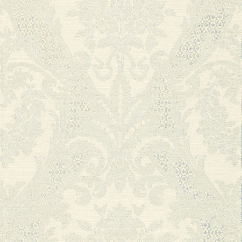 SCHUMACHER  PALAZZO TOSCANA LINEN DAMASK PATTERN WOVENS PATTERN WOVENS POWDER BLUE   - 66341