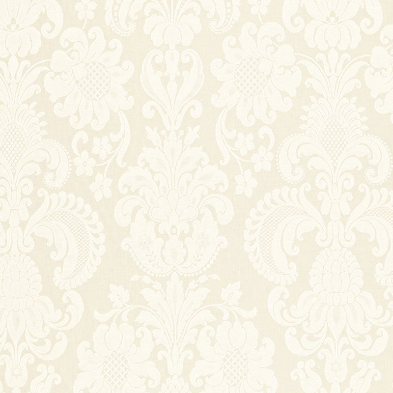 SCHUMACHER  RADIANCE SHEERS & CASEMENTS KIRKMICHA JACQUARD SHEER EMBROIDERIES,SHEERS & CASEMENTS EMBROIDERIES,SHEERS & CASEMENTS ECRU   - 66371