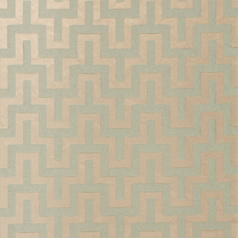 SCHUMACHER  COURTRAI MAUBRAY WEAVE PATTERN WOVENS PATTERN WOVENS AQUA   - 66551