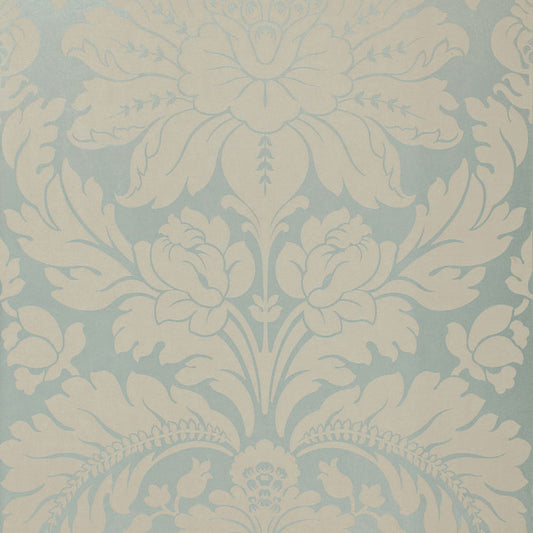 SCHUMACHER  COURTRAI ANVERS DAMASK PATTERN WOVENS PATTERN WOVENS AZURE   - 66561