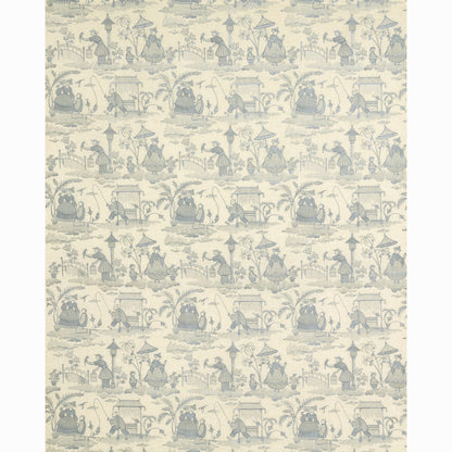 SCHUMACHER  PALAZZO Bassano Embroidered Toile WOVEN WOVEN DELFT   - 66600
