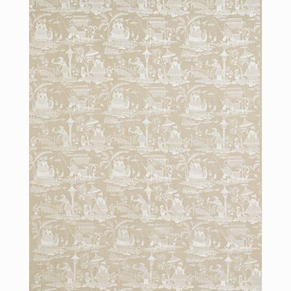 SCHUMACHER  PALAZZO Bassano Embroidered Toile WOVEN WOVEN LINEN   - 66601