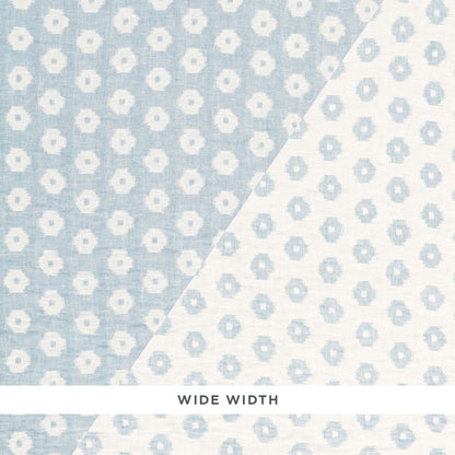 SCHUMACHER  PALAZZO TIMUR WEAVE MATELASSE,PATTERN WOVENS SKY   - 66611