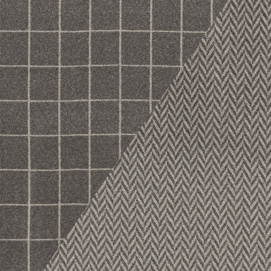 SCHUMACHER  LUXE LODGE COLORADO PATTERN WOVENS PATTERN WOVENS CHARCOAL / NICKEL   - 66652