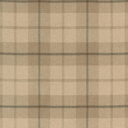 SCHUMACHER  A COUNTRY LIFE MONTANA WOOL PLAID WOVEN WOVEN BUCKSKIN   - 66660