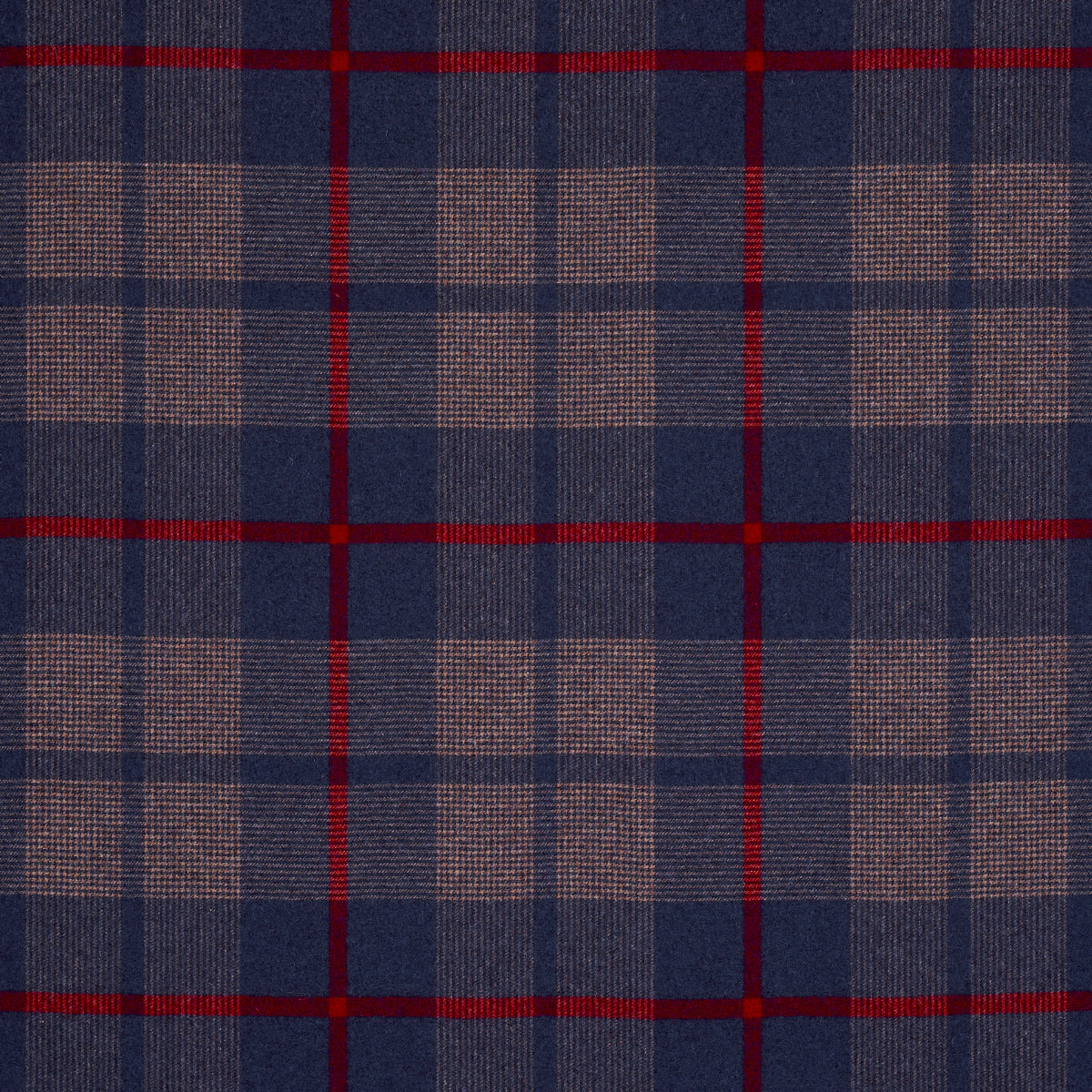SCHUMACHER  A COUNTRY LIFE MONTANA WOOL PLAID PATTERN WOVENS,HIGH PERFORMANCE PATTERN WOVENS,HIGH PERFORMANCE NAVY   - 66663