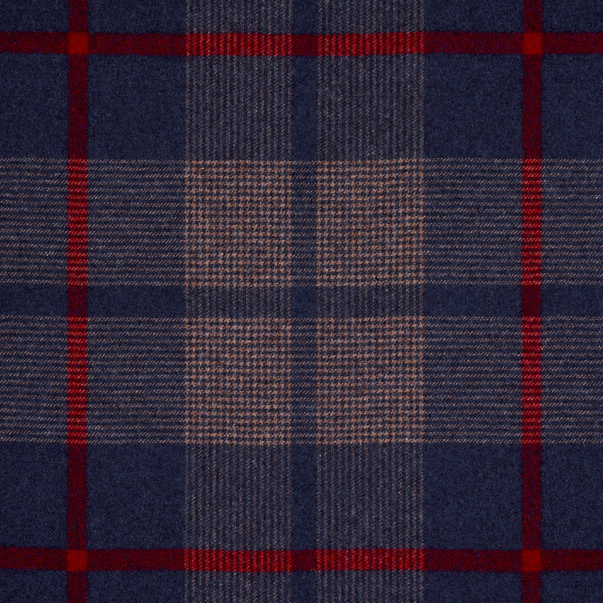 SCHUMACHER  A COUNTRY LIFE MONTANA WOOL PLAID PATTERN WOVENS,HIGH PERFORMANCE PATTERN WOVENS,HIGH PERFORMANCE NAVY   - 66663