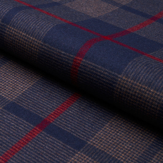SCHUMACHER  A COUNTRY LIFE MONTANA WOOL PLAID PATTERN WOVENS,HIGH PERFORMANCE PATTERN WOVENS,HIGH PERFORMANCE NAVY   - 66663