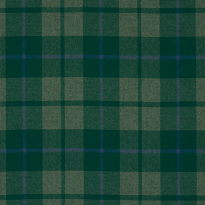 SCHUMACHER  A COUNTRY LIFE MONTANA WOOL PLAID WOVEN WOVEN HUNTER   - 66666