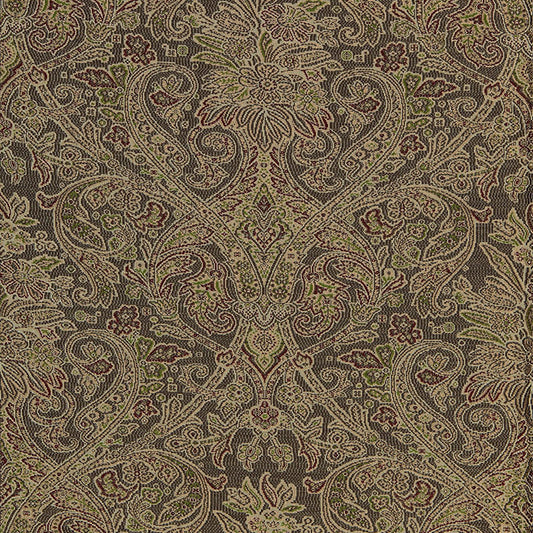 SCHUMACHER  LUXE LODGE SINCLAIR WOOL PAISLEY PATTERN WOVENS PATTERN WOVENS ASH   - 66712