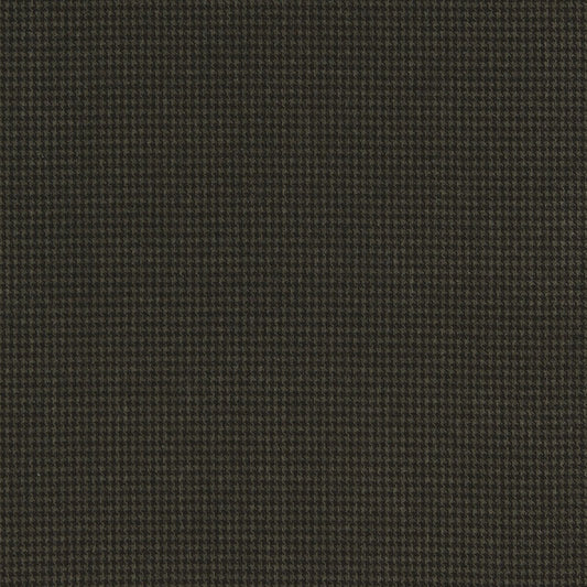 SCHUMACHER  LUXE LODGE DILLON VELVET HOUNDSTOOTH PATTERN WOVENS PATTERN WOVENS BLACK WALNUT   - 66740