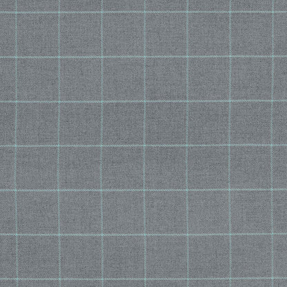 SCHUMACHER  LUXE LODGE BANCROFT WOOL PLAID PATTERN WOVENS PATTERN WOVENS OXFORD GREY   - 66773