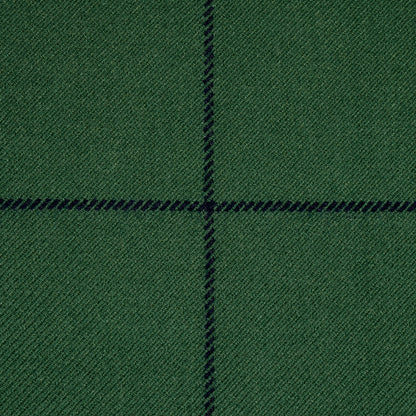SCHUMACHER FABRIC  A COUNTRY LIFE BANCROFT WOOL PLAID   GREEN   - 66776