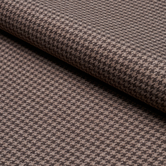 SCHUMACHER  LUXE LODGE HUSTON WOOL HOUNDSTOOTH PATTERN WOVENS PATTERN WOVENS SABLE   - 66780