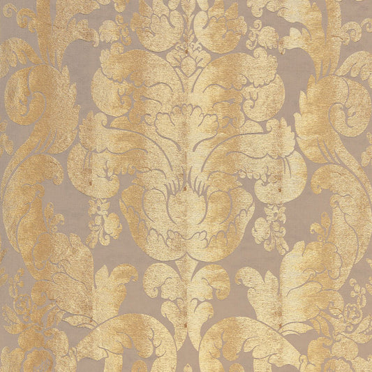 SCHUMACHER  PALAZZO ZELDA DAMASK PATTERN WOVENS PATTERN WOVENS GILT   - 66841
