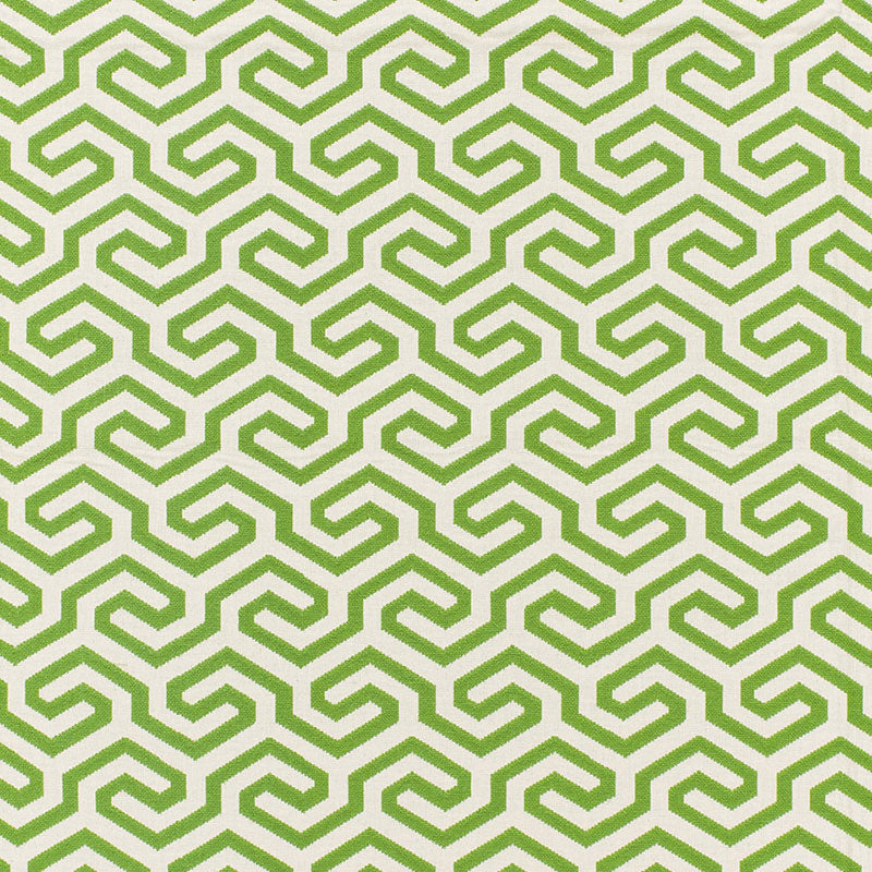 SCHUMACHER  CHROMA SP14 MING FRET PATTERN WOVENS PATTERN WOVENS GRASS   - 66883