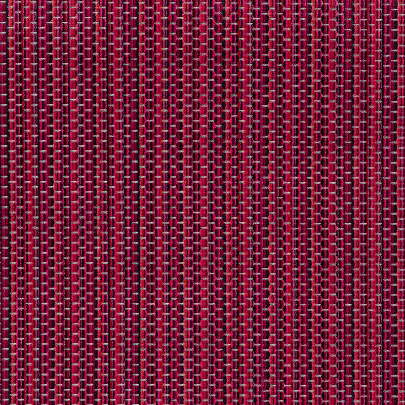 SCHUMACHER FABRIC  CUT & PATTERNED VELVETS DOWNTOWN VELVET   GARNET   - 66914