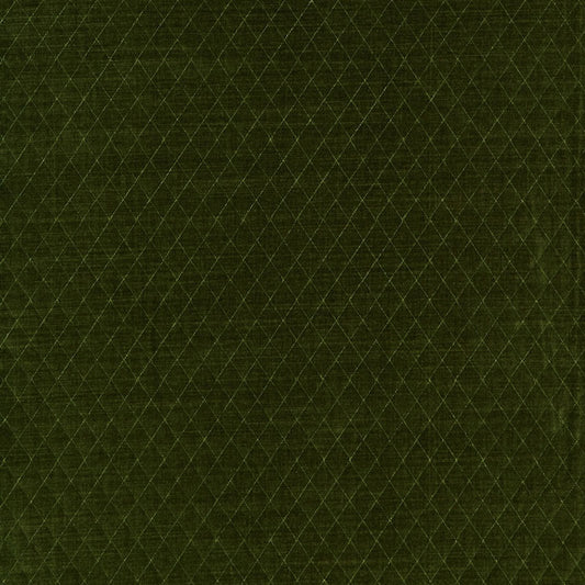 SCHUMACHER  CHROMA PALEY QUILTED VELVET VELVETS VELVETS LODEN   - 66923