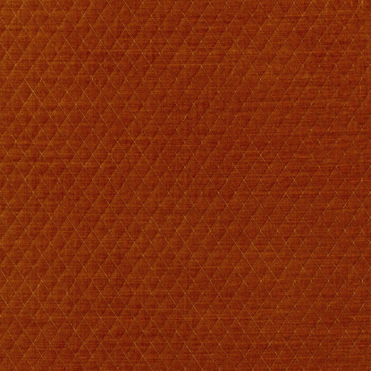 SCHUMACHER  CHROMA PALEY QUILTED VELVET VELVETS VELVETS CHINESE ORANGE   - 66925