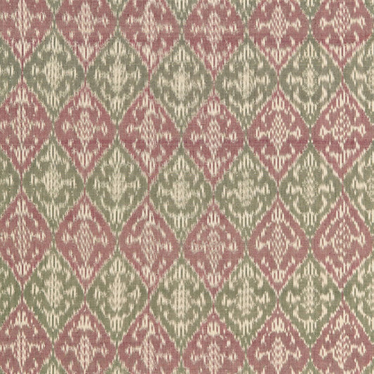 SCHUMACHER  CHROMA VARANASI COTTON IKAT PRINTS PRINTS MULBERRY   - 66950