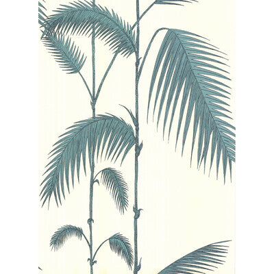 COLE & SON PALM LEAVES PRINT--BOTANICAL & FLORAL-TROPICAL WHITE,GREEN,   - 66/2012.CS.0