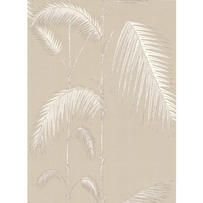 COLE & SON PALM LEAVES PRINT--BOTANICAL & FLORAL-TROPICAL GREY,WHITE,   - 66/2013.CS.0