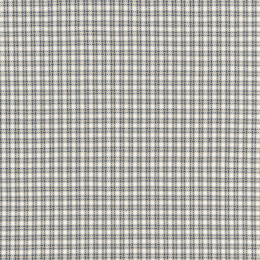 SCHUMACHER  CHROMA ABINGTON SQUARE PATTERN WOVENS PATTERN WOVENS DENIM   - 67001