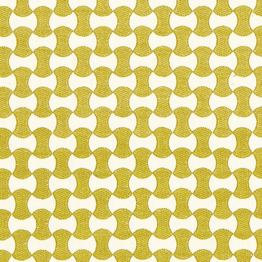 SCHUMACHER  ESSENTIALS: SMALL-SCALE UPHOLSTERY NOLITA EMBROIDERY EMBROIDERIES EMBROIDERIES CITRON   - 67113