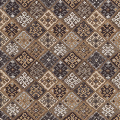 SCHUMACHER  LUXE LODGE KILIM WEAVE PATTERN WOVENS PATTERN WOVENS BUCKSKIN   - 67140