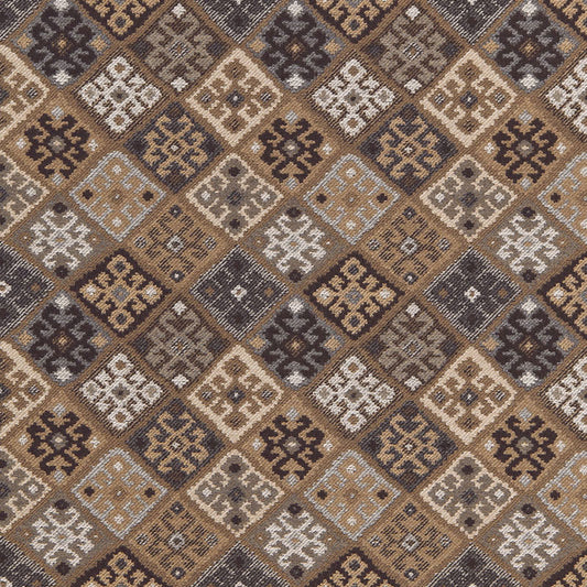 SCHUMACHER  LUXE LODGE KILIM WEAVE PATTERN WOVENS PATTERN WOVENS BUCKSKIN   - 67140