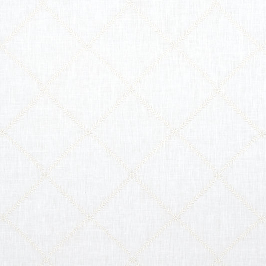 SCHUMACHER  ESSENTIALS: SHEERS & CASEMENTS Gemma Sheer WOVEN WOVEN BLANC   - 67180