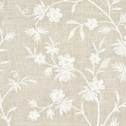 SCHUMACHER  AU NATUREL Wildflower Embroidery EMBROIDERIES,SHEERS & CASEMENTS EMBROIDERIES,SHEERS & CASEMENTS LINEN   - 67190