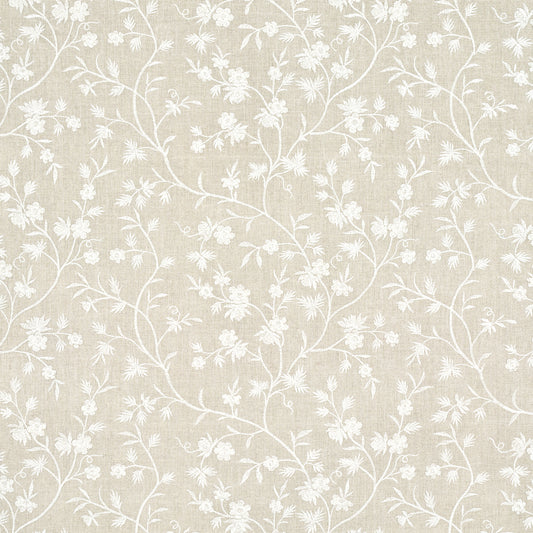 SCHUMACHER  AU NATUREL Wildflower Embroidery EMBROIDERIES,SHEERS & CASEMENTS EMBROIDERIES,SHEERS & CASEMENTS LINEN   - 67190