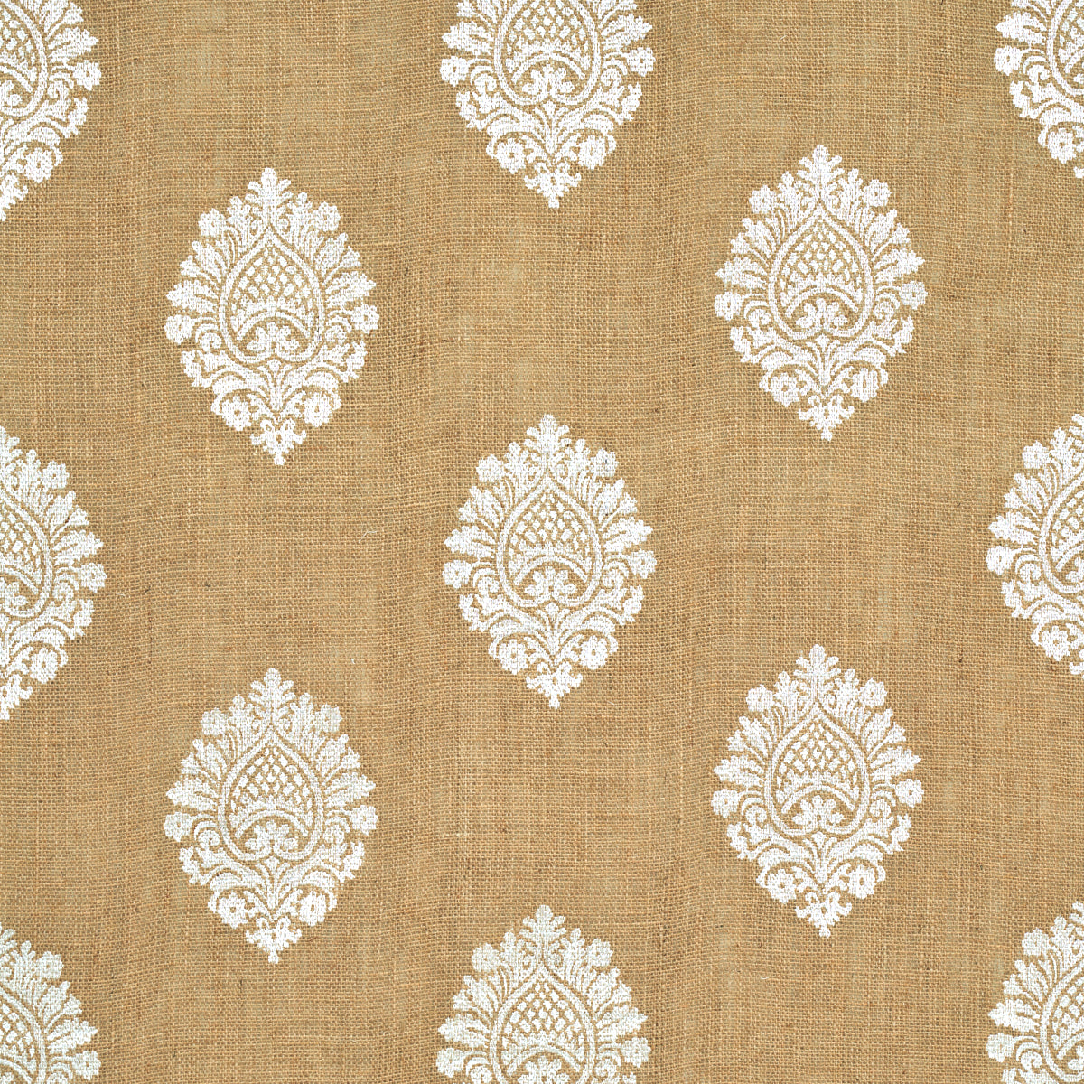 SCHUMACHER  AU NATUREL SAVANNA JUTE EMBROIDERED SHEER SHEERS & CASEMENTS SHEERS & CASEMENTS JUTE   - 67340