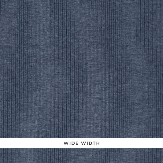 SCHUMACHER  ESSENTIALS: SHEERS & CASEMENTS CASCADE STRIPE SHEER SHEERS & CASEMENTS SHEERS & CASEMENTS INDIGO   - 67390