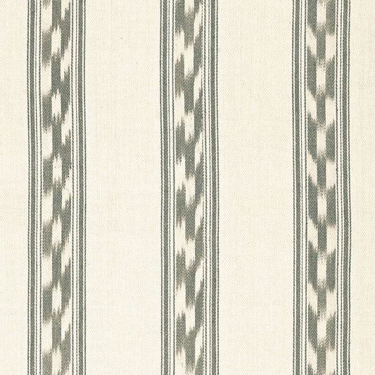 SCHUMACHER  IKAT COLLECTION MOJAVE IKAT STRIPE PATTERN WOVENS,HIGH PERFORMANCE PATTERN WOVENS,HIGH PERFORMANCE SLATE   - 67512