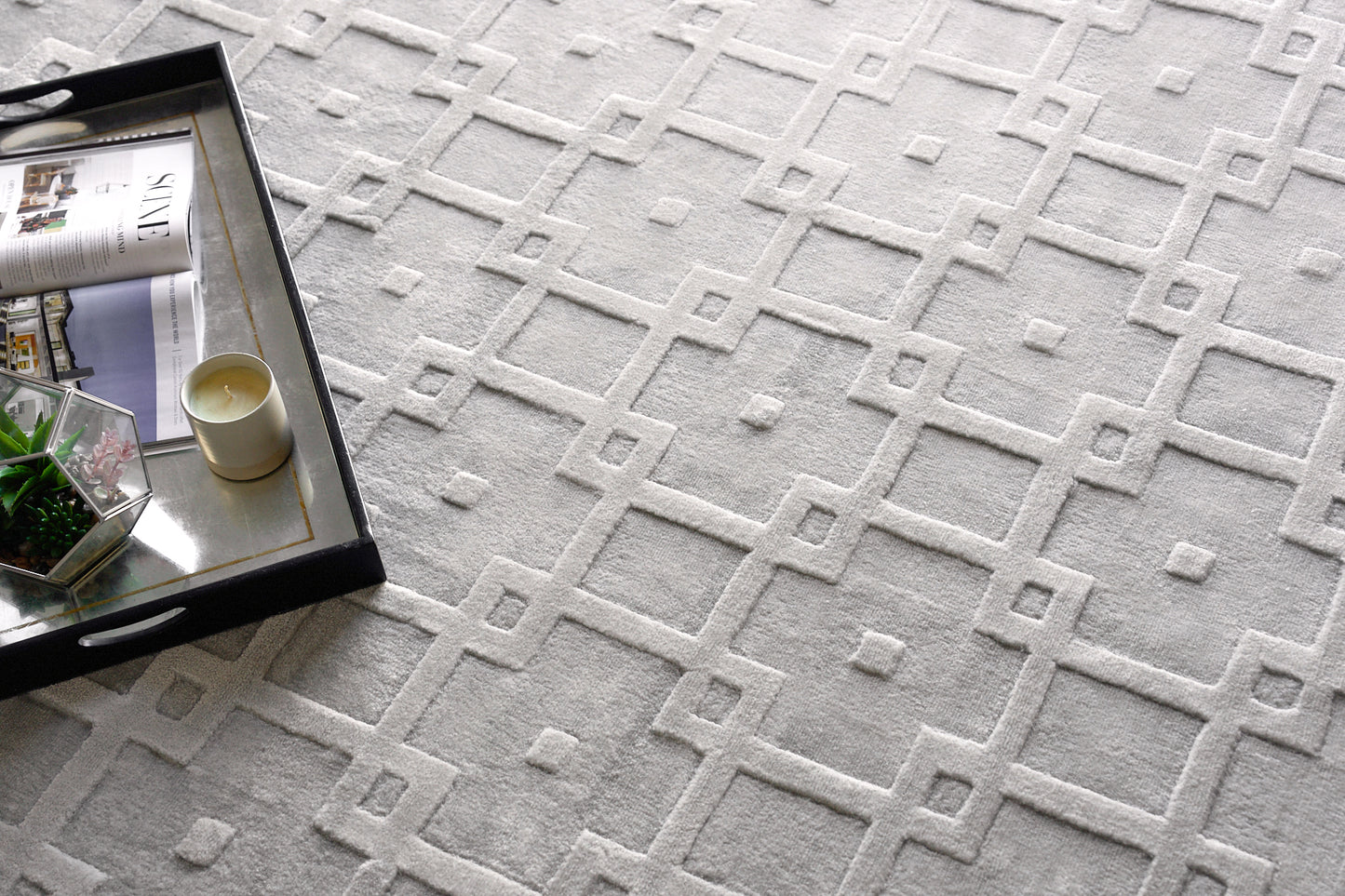 EXQUISITE RUGS   Camora Modern Indoor Hand Loomed    - 6753-4'X6'