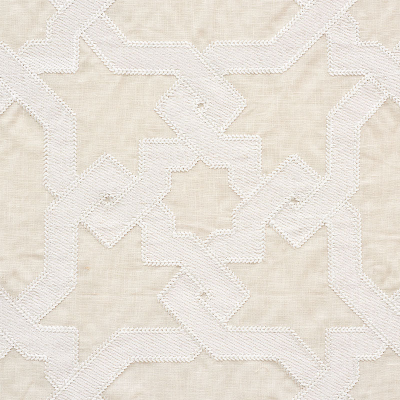SCHUMACHER  AU NATUREL CORDOBA EMBROIDERY EMBROIDERIES EMBROIDERIES LINEN   - 67574