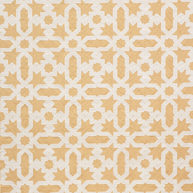 SCHUMACHER  AU NATUREL CORDOBA EMBROIDERY EMBROIDERIES EMBROIDERIES OCHRE   - 67575