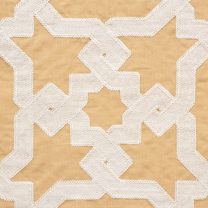 SCHUMACHER  AU NATUREL CORDOBA EMBROIDERY EMBROIDERIES EMBROIDERIES OCHRE   - 67575