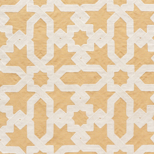 SCHUMACHER  AU NATUREL CORDOBA EMBROIDERY EMBROIDERIES EMBROIDERIES OCHRE   - 67575