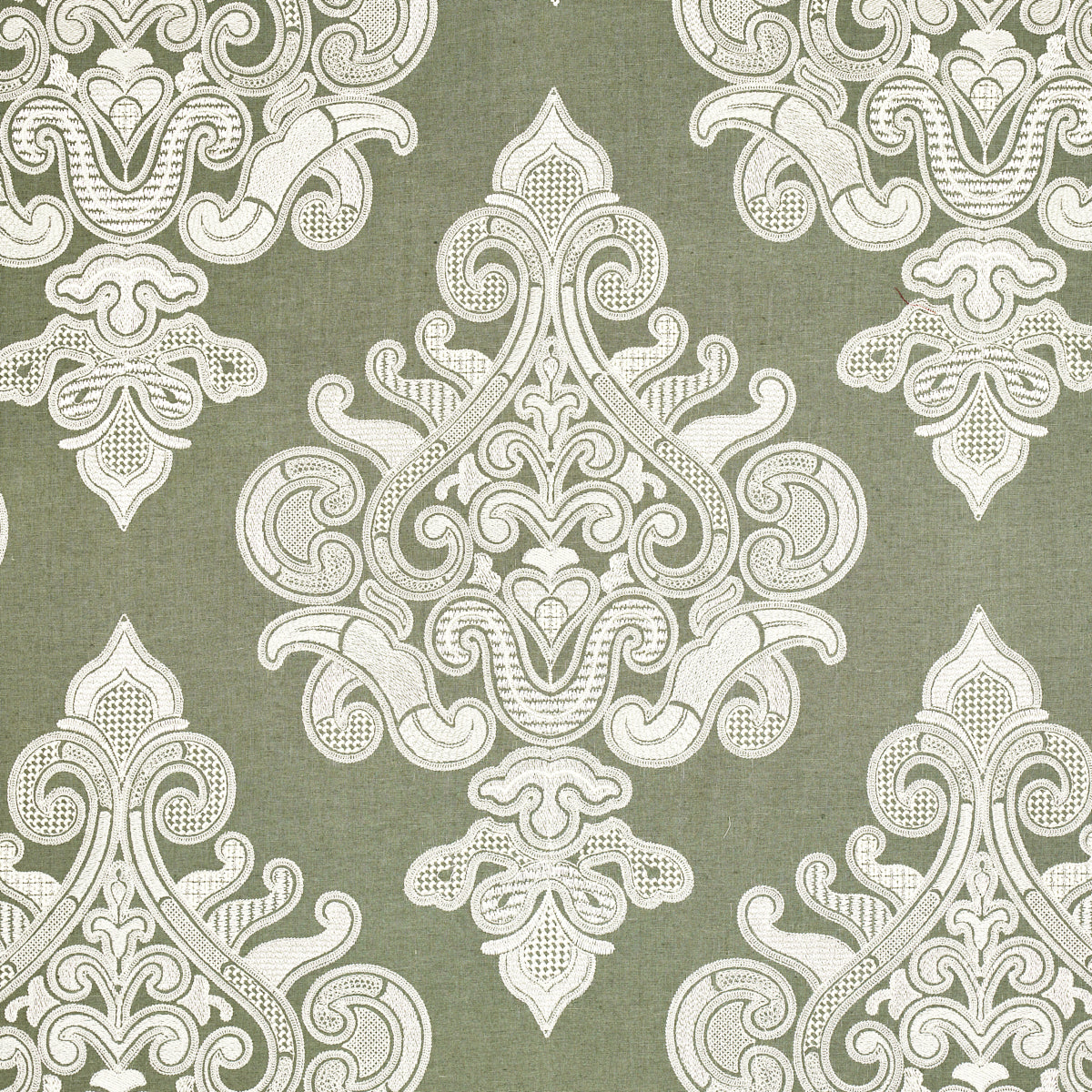 SCHUMACHER  AU NATUREL ANGKOR EMBROIDERY EMBROIDERIES EMBROIDERIES PEAT   - 67580