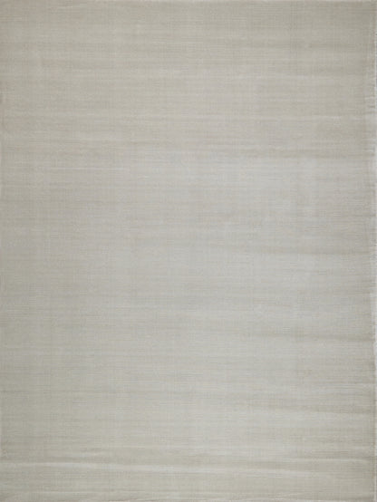 Beige flat-weave rug with subtle horizontal texture; cream-stone tone, rectangular, versatile living room floor covering.
